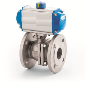 Vanne à brides avec actionneur