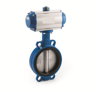 Vanne à papillon avec actionneur