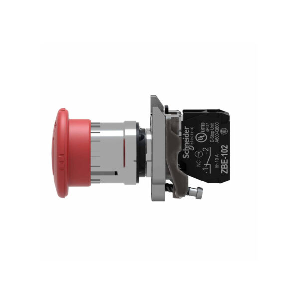 Bouton coup de poing rouge – Arrêt d’urgence